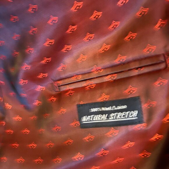 Fariani Platinum Black Dress Jacket and Pants Size 40 R - Picture 3 of 7